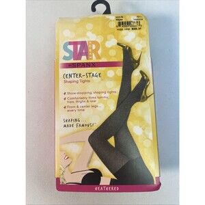 SPANX Star Power Center Stage Shaping Tights Heathered Java NWT